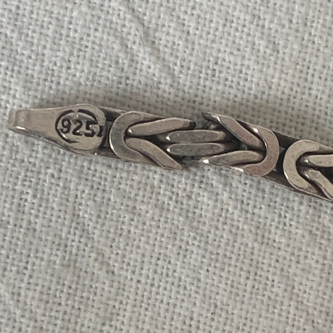 Äkta silver kedja  - 90