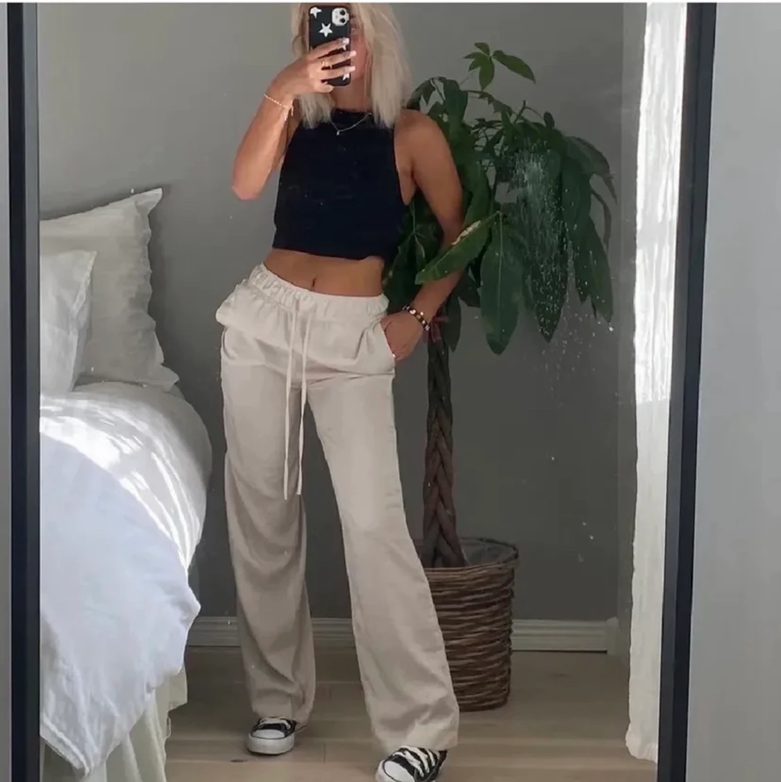 Siden byxor hm  - 91