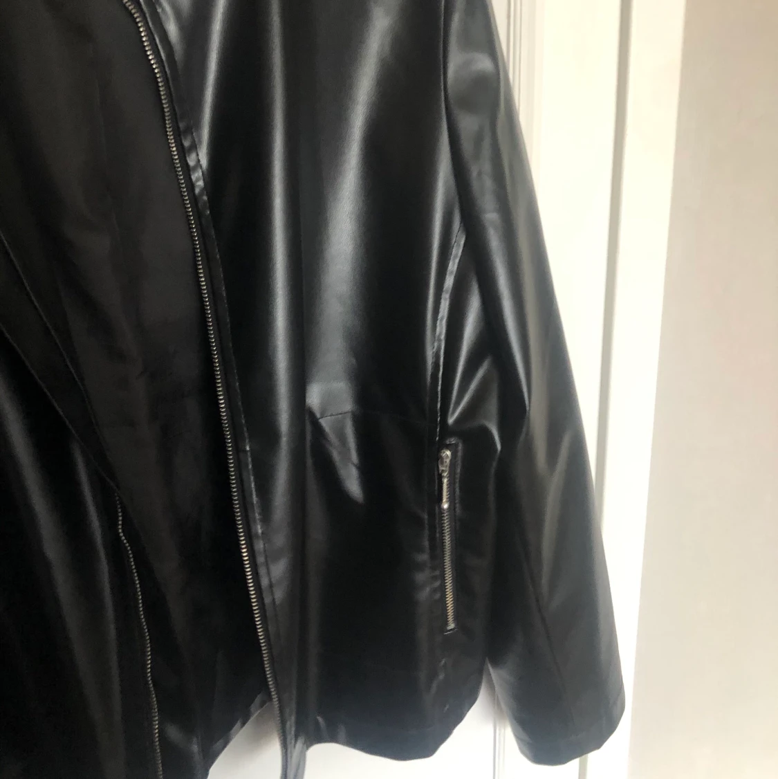 Vintage skinn jacka - 90