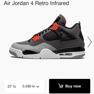Nike Jordan 4s - De är använda en gång men eftersom de är för små så säljer jag de.