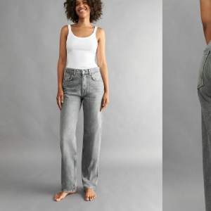 Jätte fina grå jeans från ginatricot köpta detta året! Väldigt bra skick Nypris:599