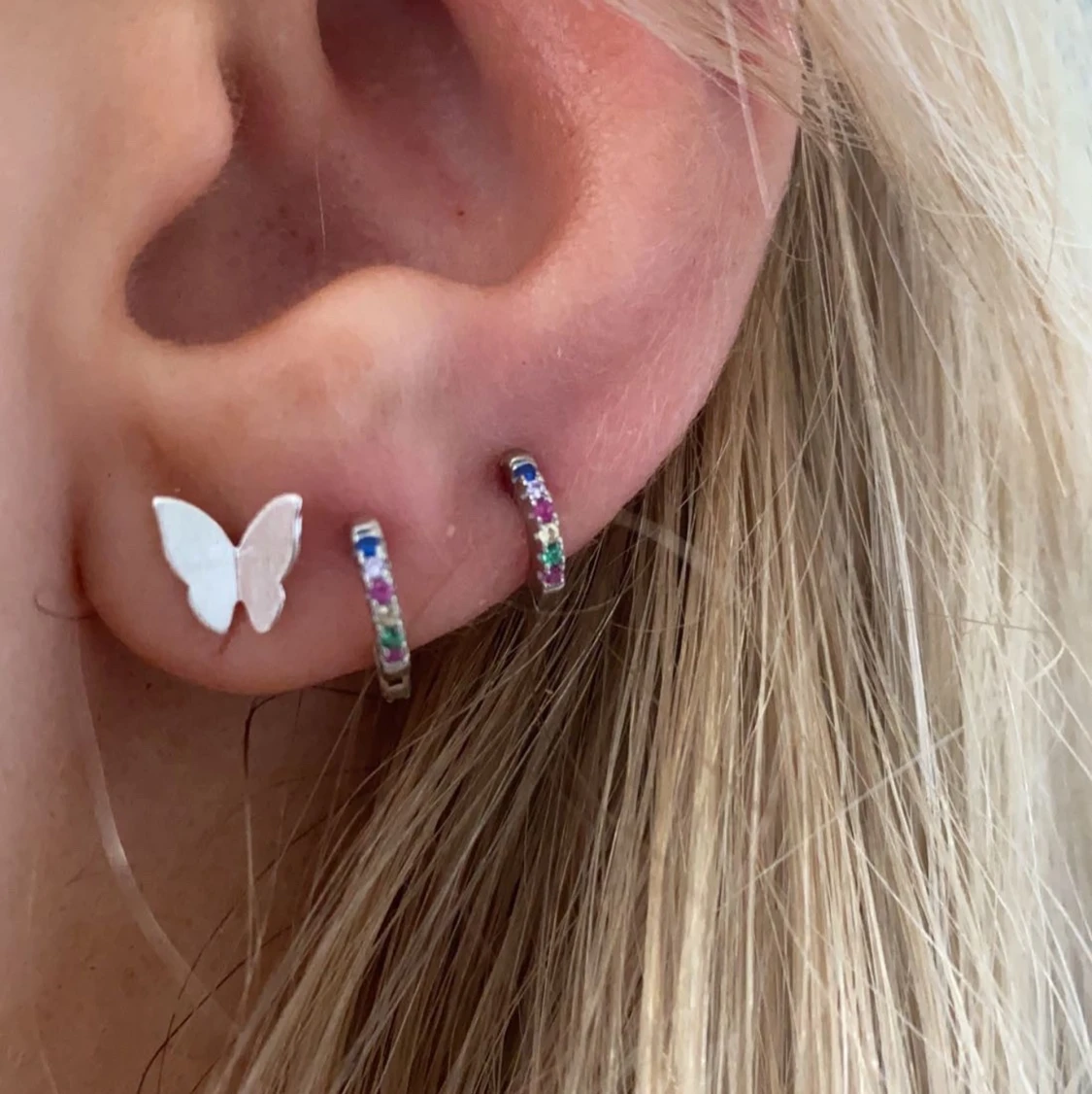 Fjärlinsörhängen - 90