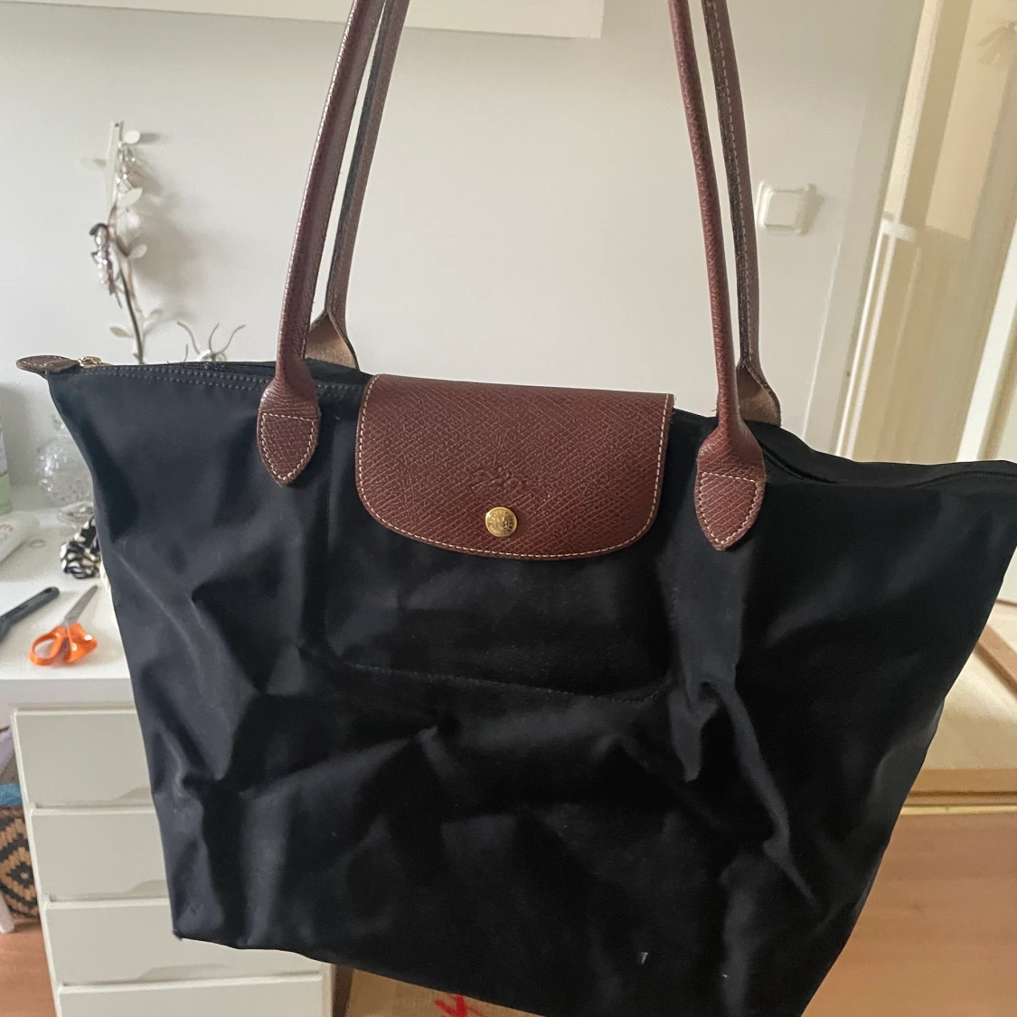 Äkta longchamp väska