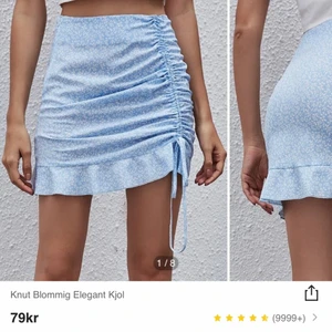 Blommig kjol - Knappt använd men sitter jätte fint och bra kvalite.