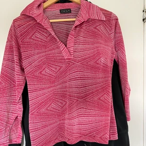 Rosa glitter topp - Jätte unik, rosa topp, inte genom genomskinlig, stork s/m