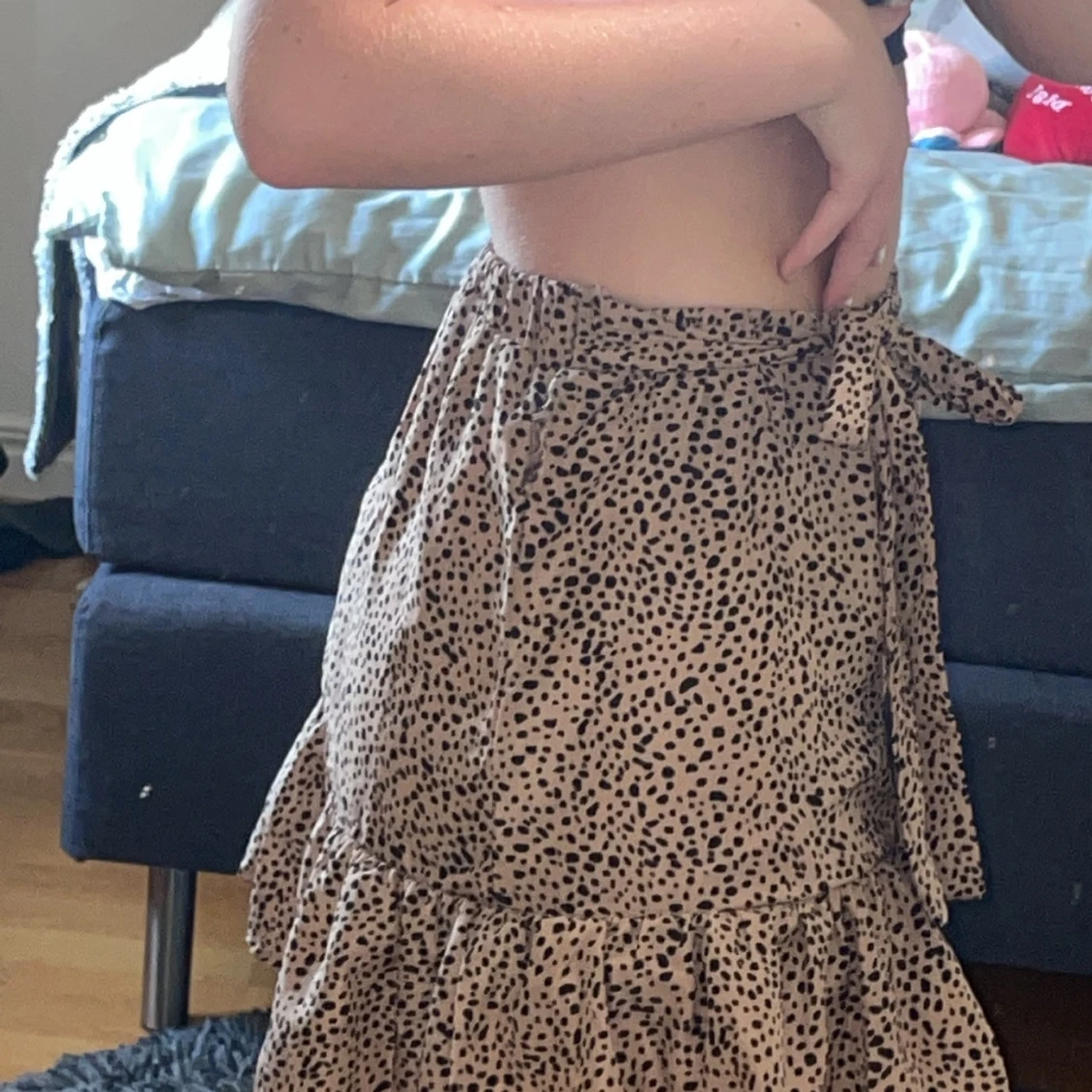 Kjol med knyte från Shein - 90