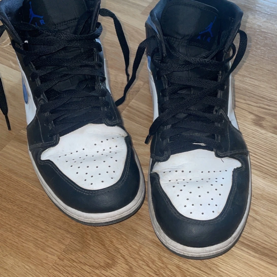 Jordans 1 mod white racer blue - 91