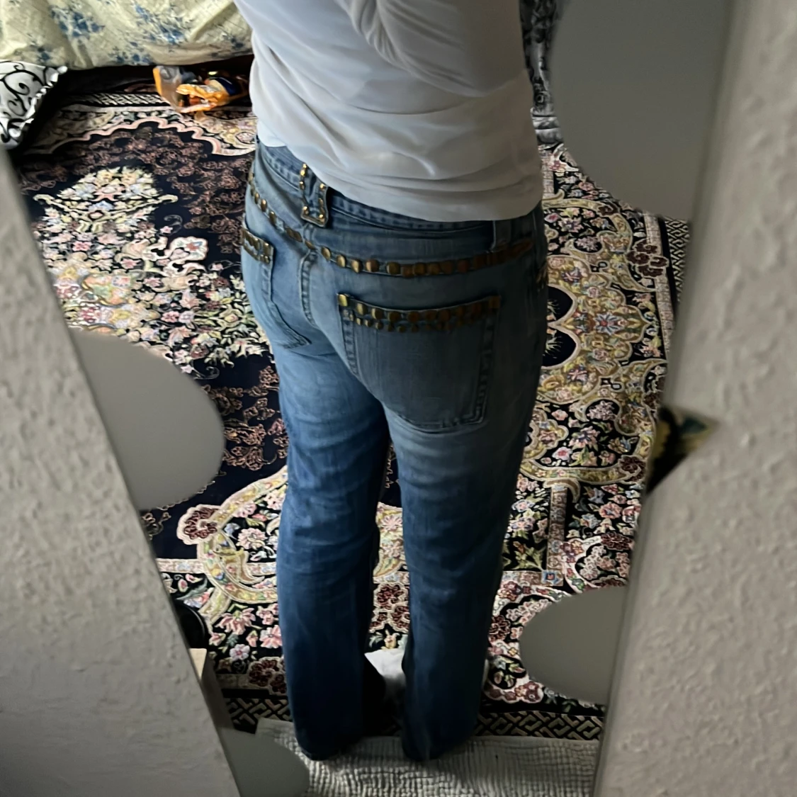 Lågmidjade byxor  - 90