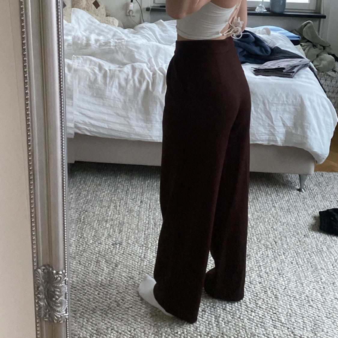 Vinröda kostymbyxor🫶🏼 - 90