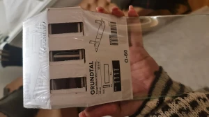 Hylla badrum glas - Nyskick 