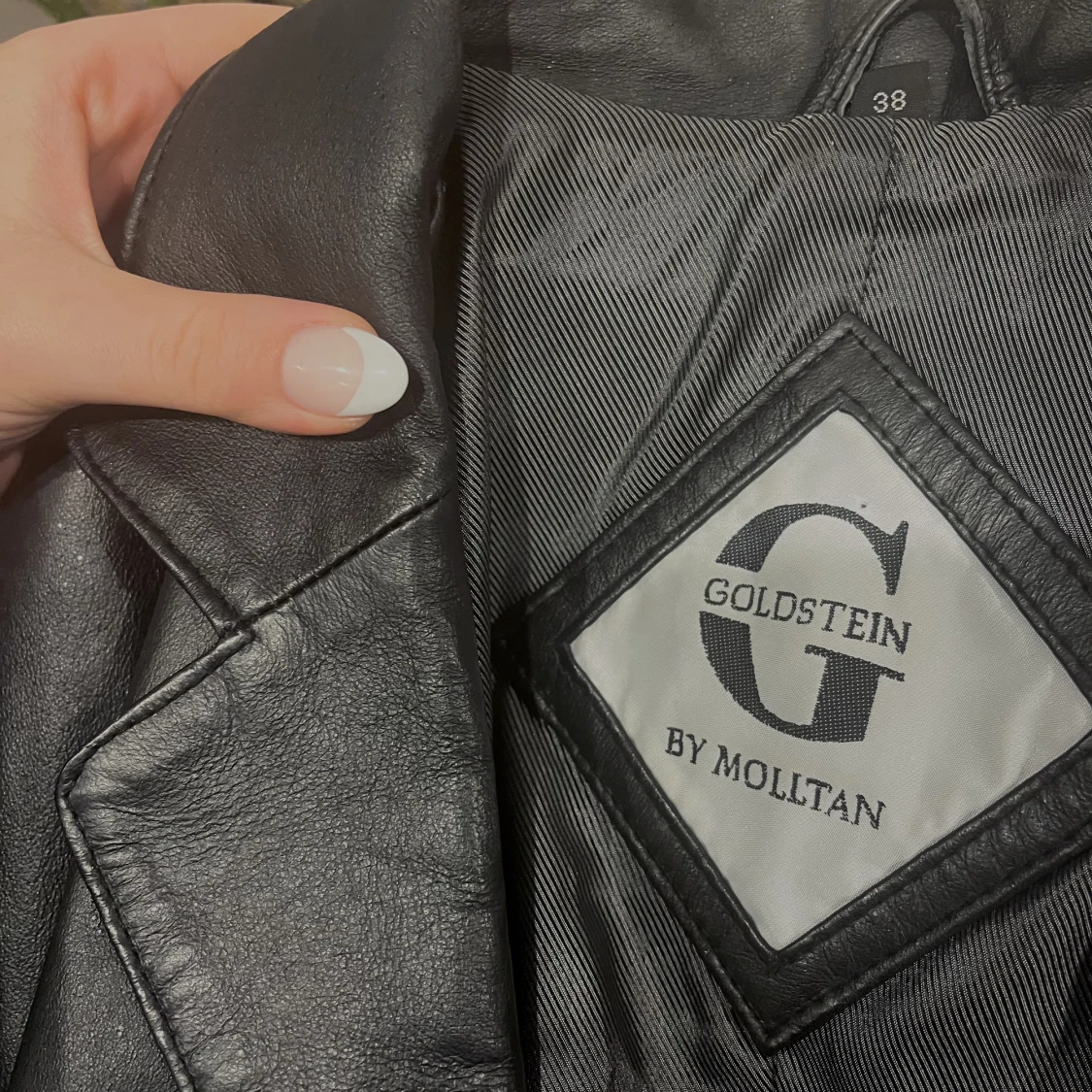 Superfin längre skinnjacka - 90