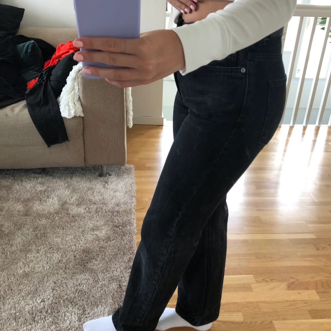 Svarta jeans ifrån weekday - 90