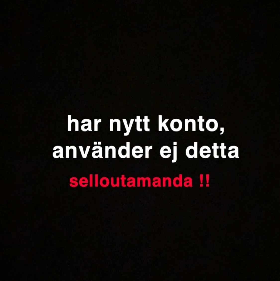 nytt konto