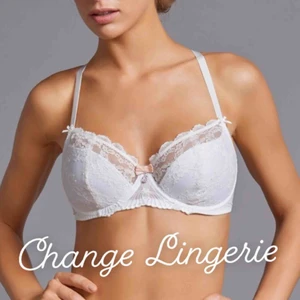 Change BH 70E - Bh i modellen INGRID från change lingerie, köptes för 749kr. Normal i storlek. Är använd 2-3 ggr, som ny🎀   OBS! Den är inte nopprig, utan spetsen är gjord så (se bild 1) 