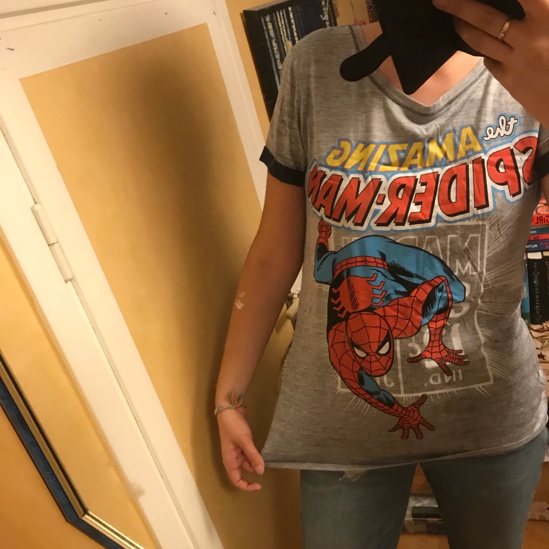 Marvel comics t-shirt spiderman strl L/M - 90