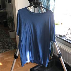 basic blå tröja från h&m! bra skick, lite stretchad vid nacken :)
