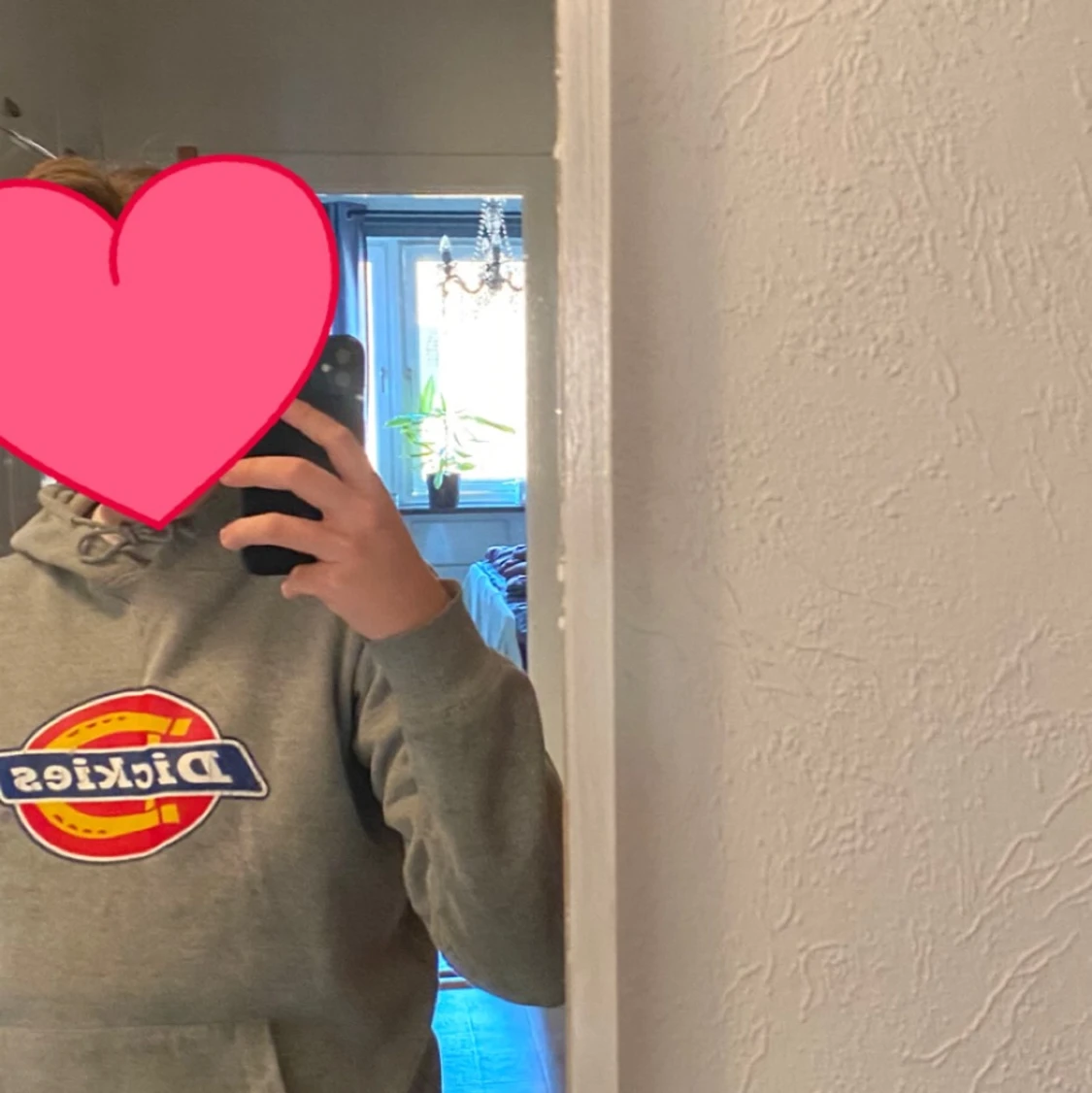 Grå Dickies hoddie