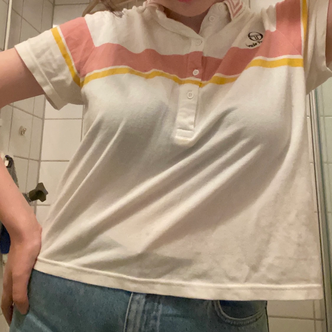 cropped polo från sergio tacchini x UB - 90