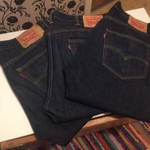 Levi's 501, W36/L36 (2 prs), W38/L34 (1 pr), in very good used condition. SEK 200/pr or SEK 500 for all 3 prs. Shipping cost upon request