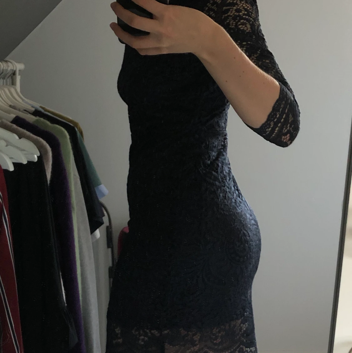 Only klänning i spets