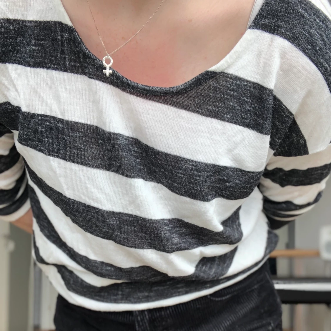 Supermjuk randig tröja i strl 34-36 - 90