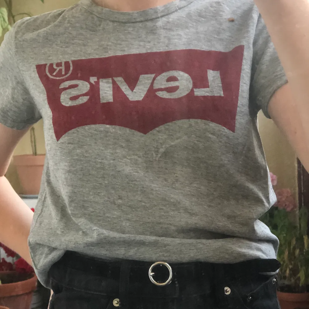 Grå t-shirt från levi’s sällan använd i hyfsat bra skick. T-shirts.