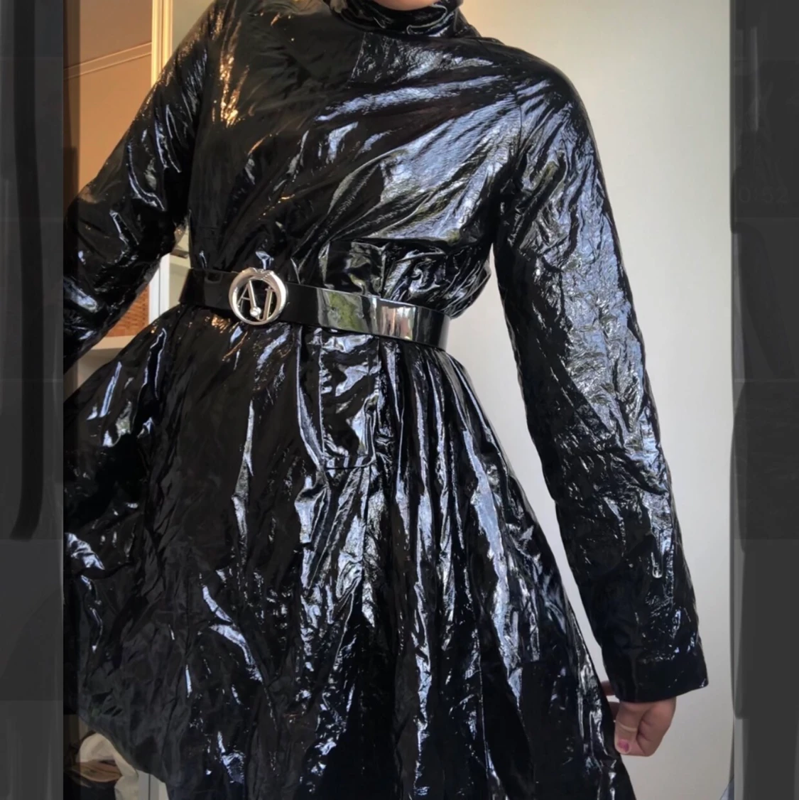 Lack-klänning strl S - 90