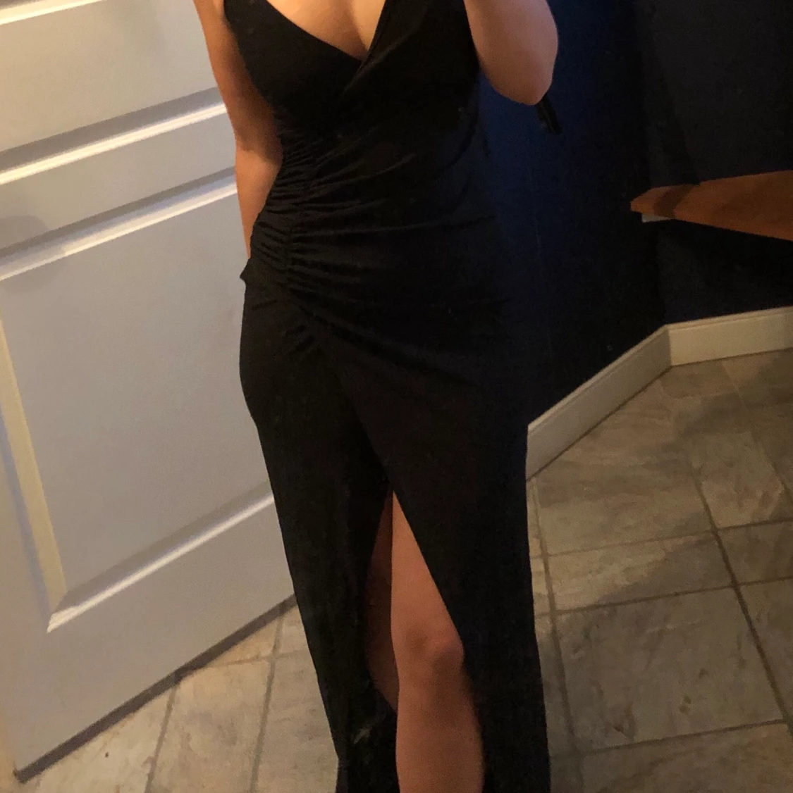 Svart maxiklänning strl 36 - 90