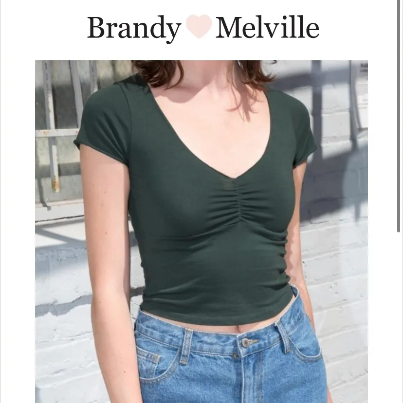 Helt oanvänd brandy melville top, superfin!. T-shirts.