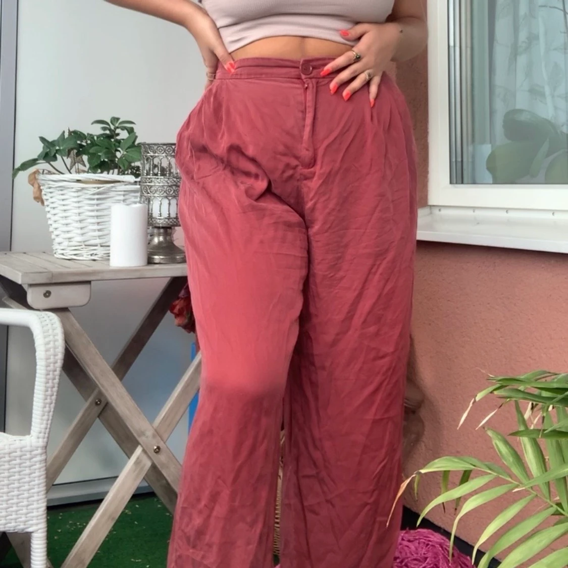rostfärgade byxor - 90