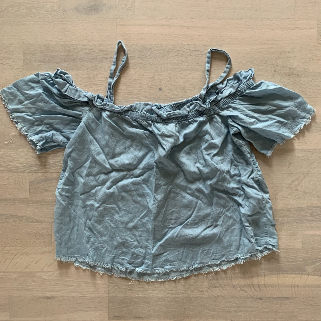 Blus jeansblå strl M