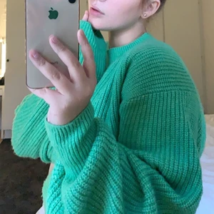 Grön tjocktröja - Oversized tjocktröja 💖