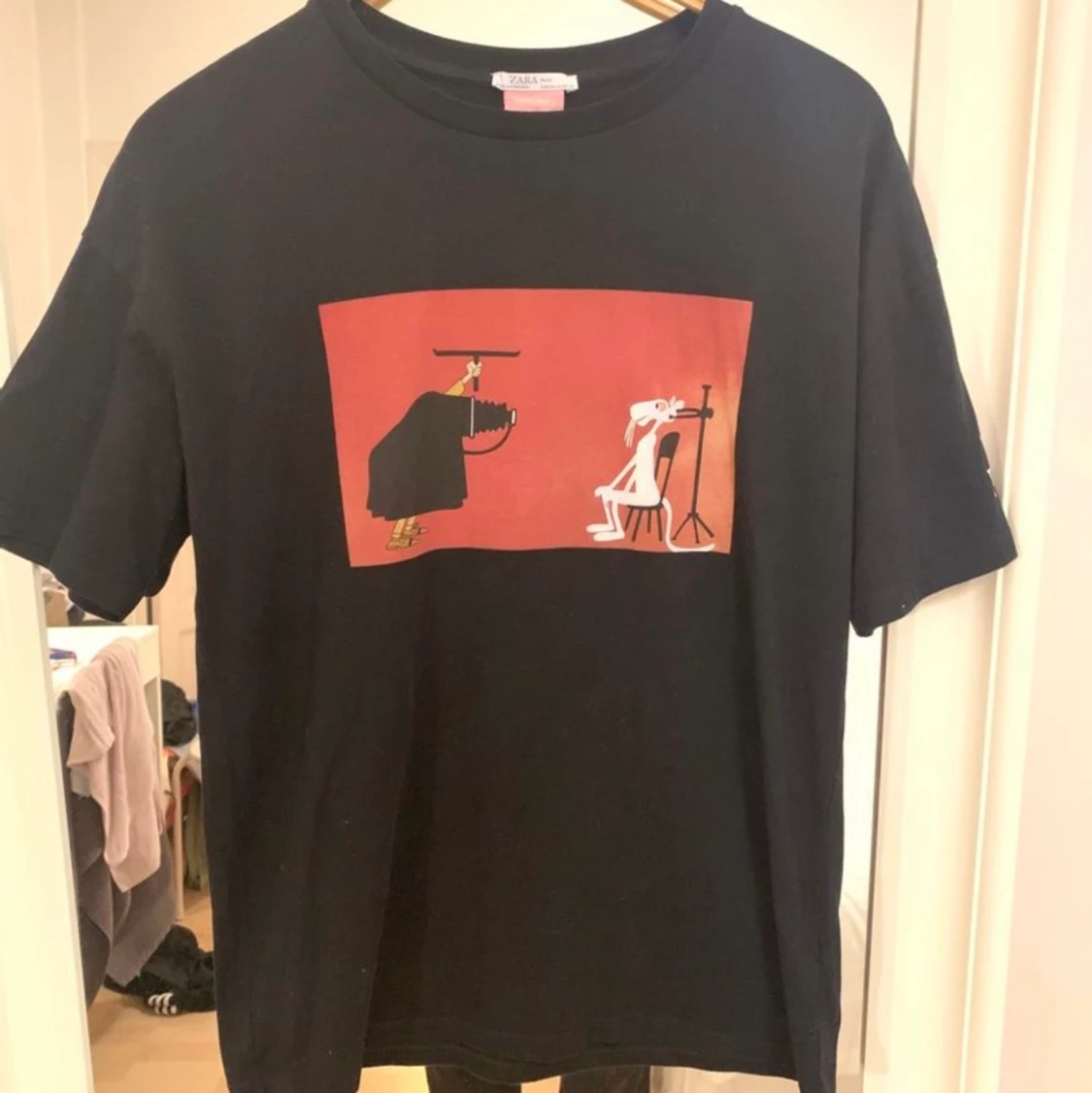 Zara tröja (rosa pantern) strl M  - 90