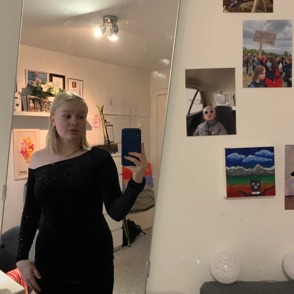 Off sholder klänning