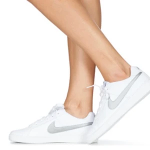 Nike skor silver - Nike royal court silver storlek 38,5 Använda några gåner 200kr