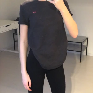 Levi’s t-shirt  - Svart t-shirt med litet Levi’s märke. Väldigt fint skick! Går att ha som den är eller instoppad. 