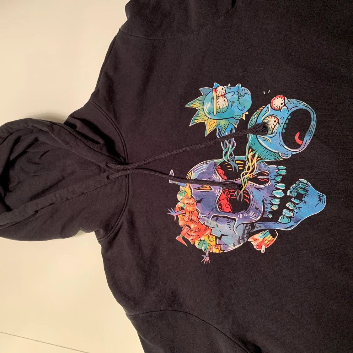 Ricky and morty hoodie från Hm strl L