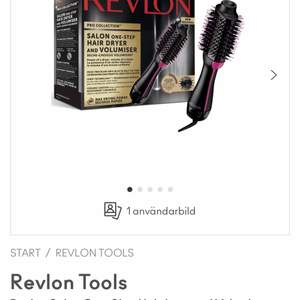 A hot hair brush that blows hot air out so that you can blow dry your hair and curl/wave style it. It gives a really nice blowout look! Used only once! Frakt*=63