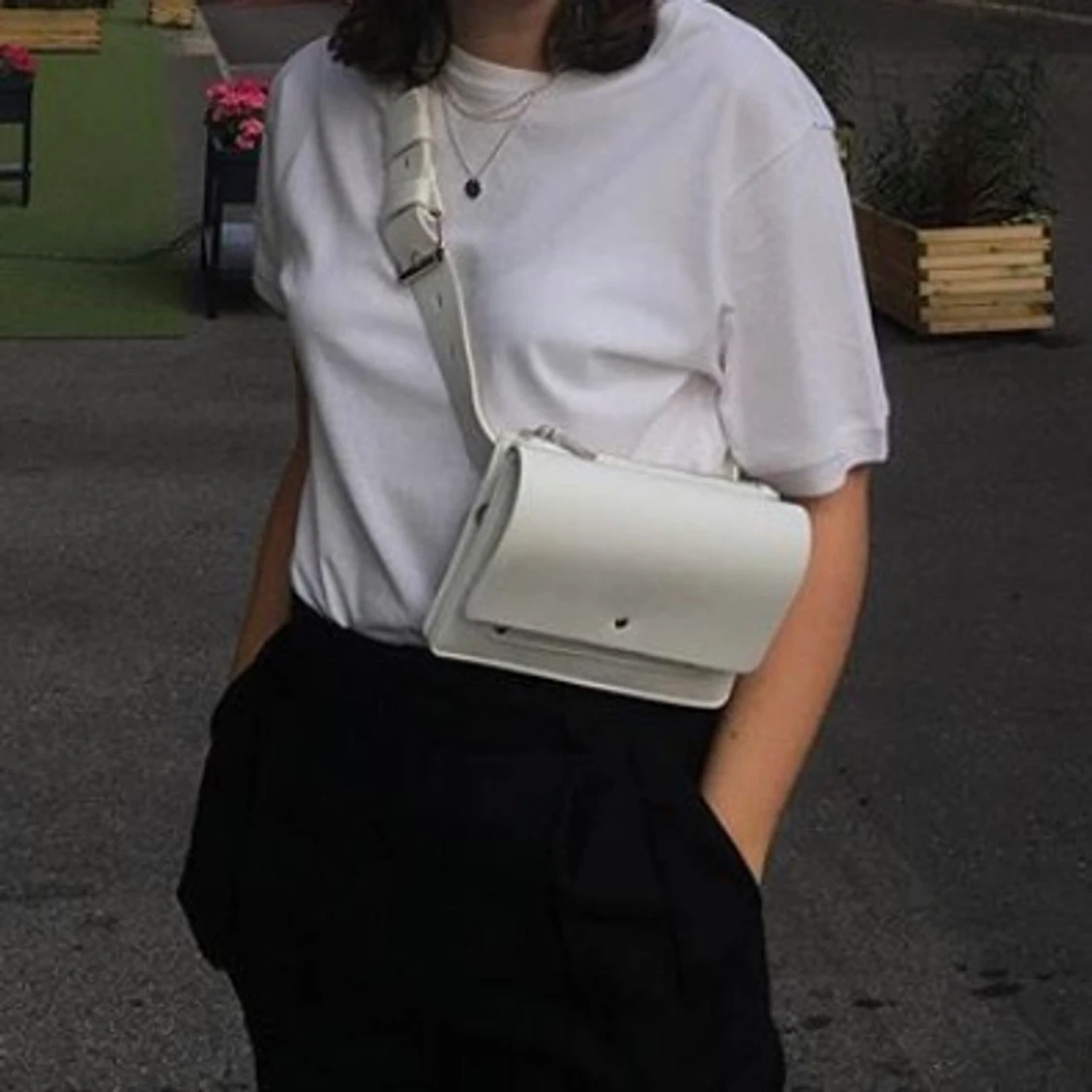 Vit Carin Wester väska - 90