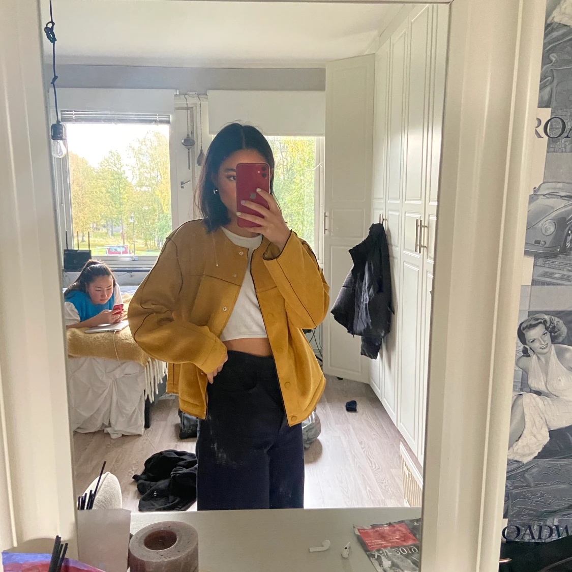 Väska och jacka i storlek S