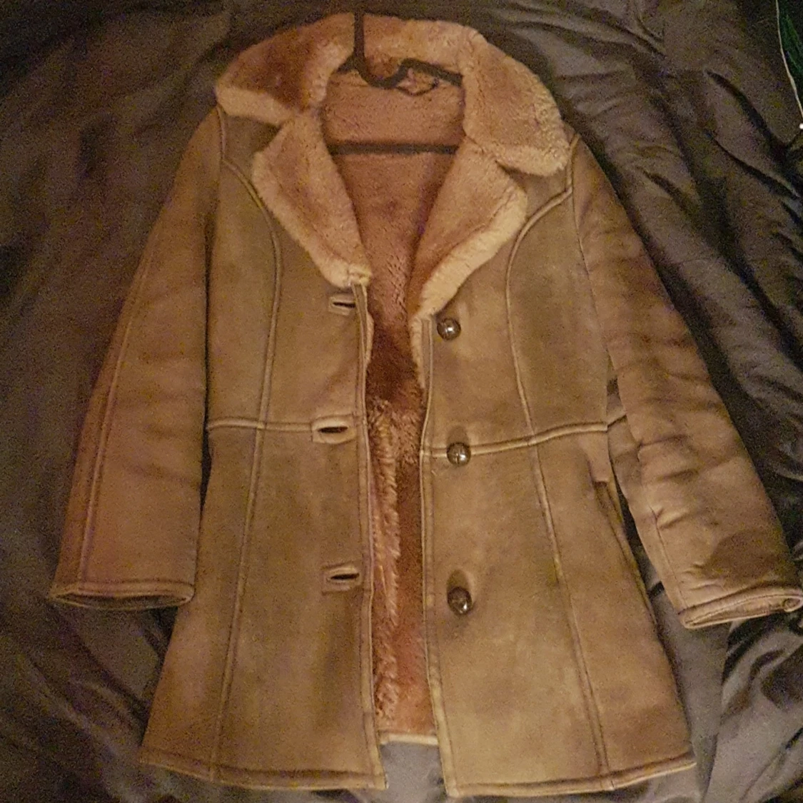 Jacka äkta får skin storlek xs/s