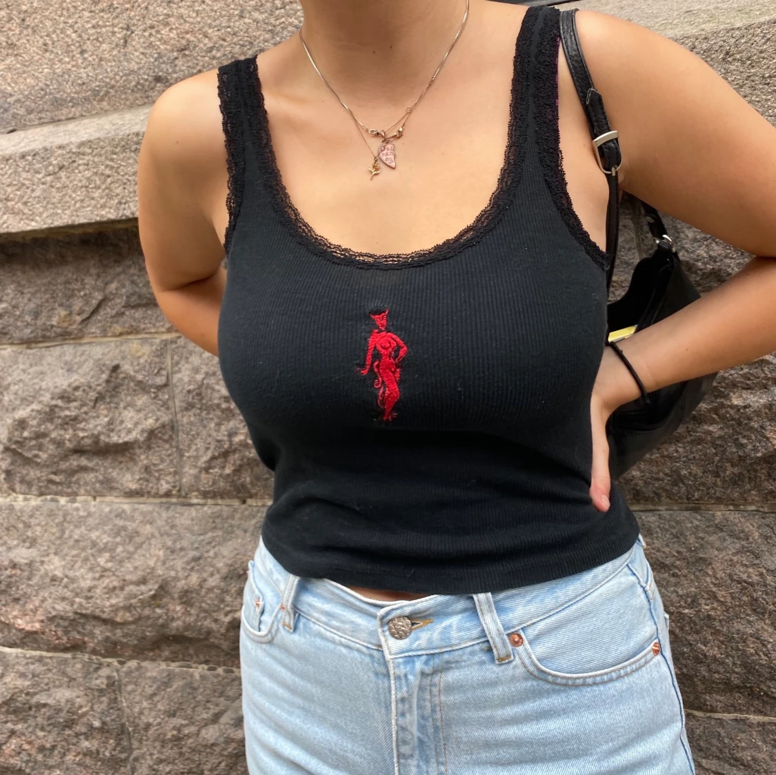 Svart linne från brandy Melville!  - 90