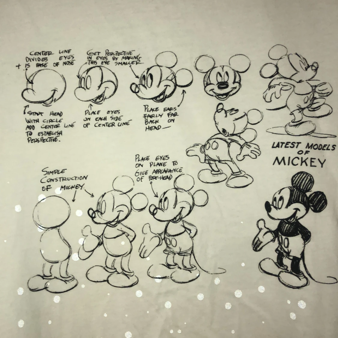 Musse pigg reflekterande tshirt strl M - 91