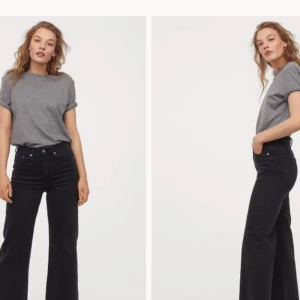 Vida high waist jeans - Hej, jag säljer dessa jeans ifrån h&m. Använt bara några få gånger och är nästan i nyskick. Nypriset var 400 kr och jag säljer de för endast 150! Storleken är 36 eller S.