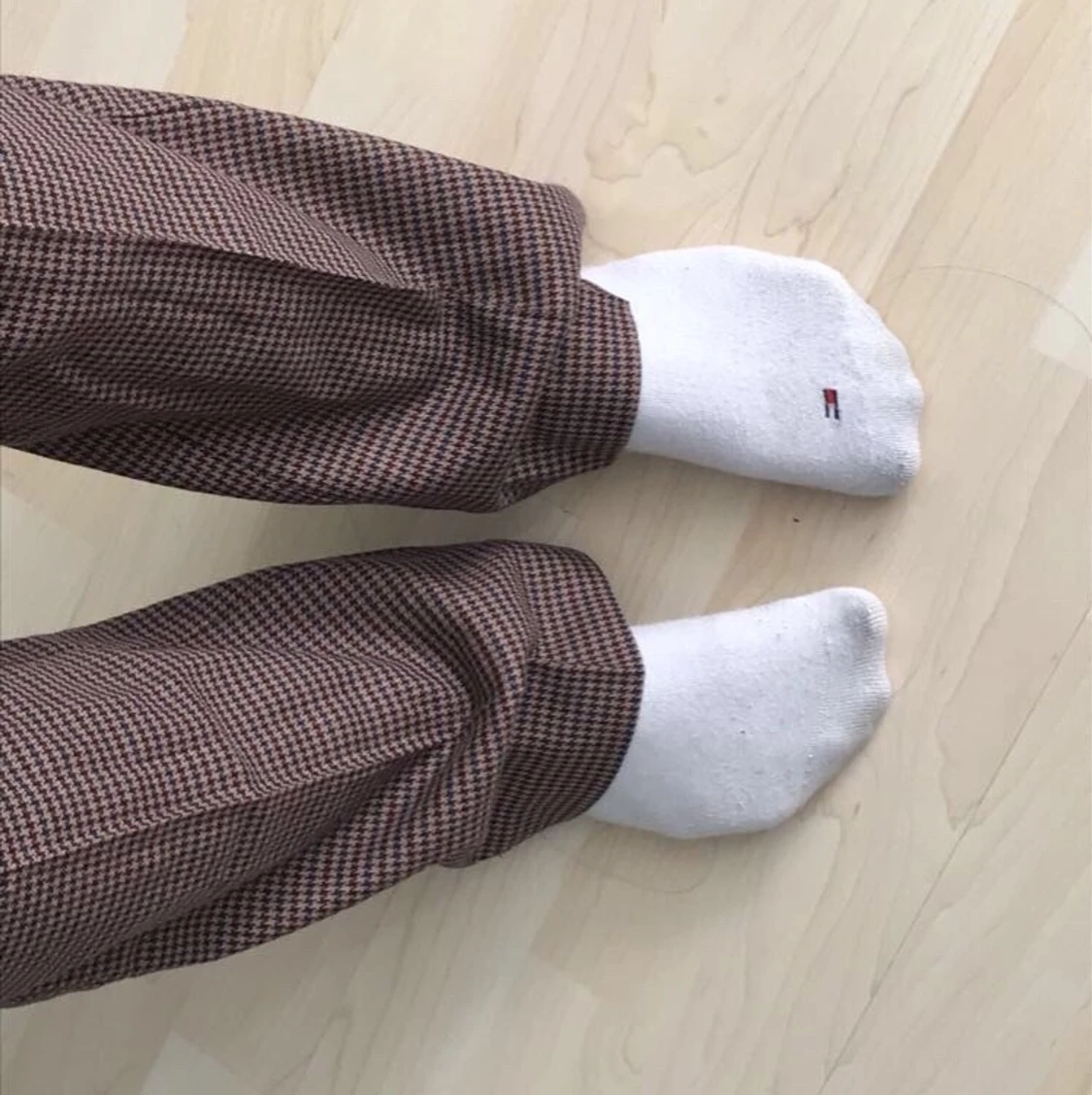 Bruna raka ”kostymbyxor”  - 91