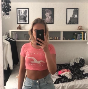 T-shirt - Hollister T-shirt, rosa, budgivning gäller!         Köparen står står för frakt! 