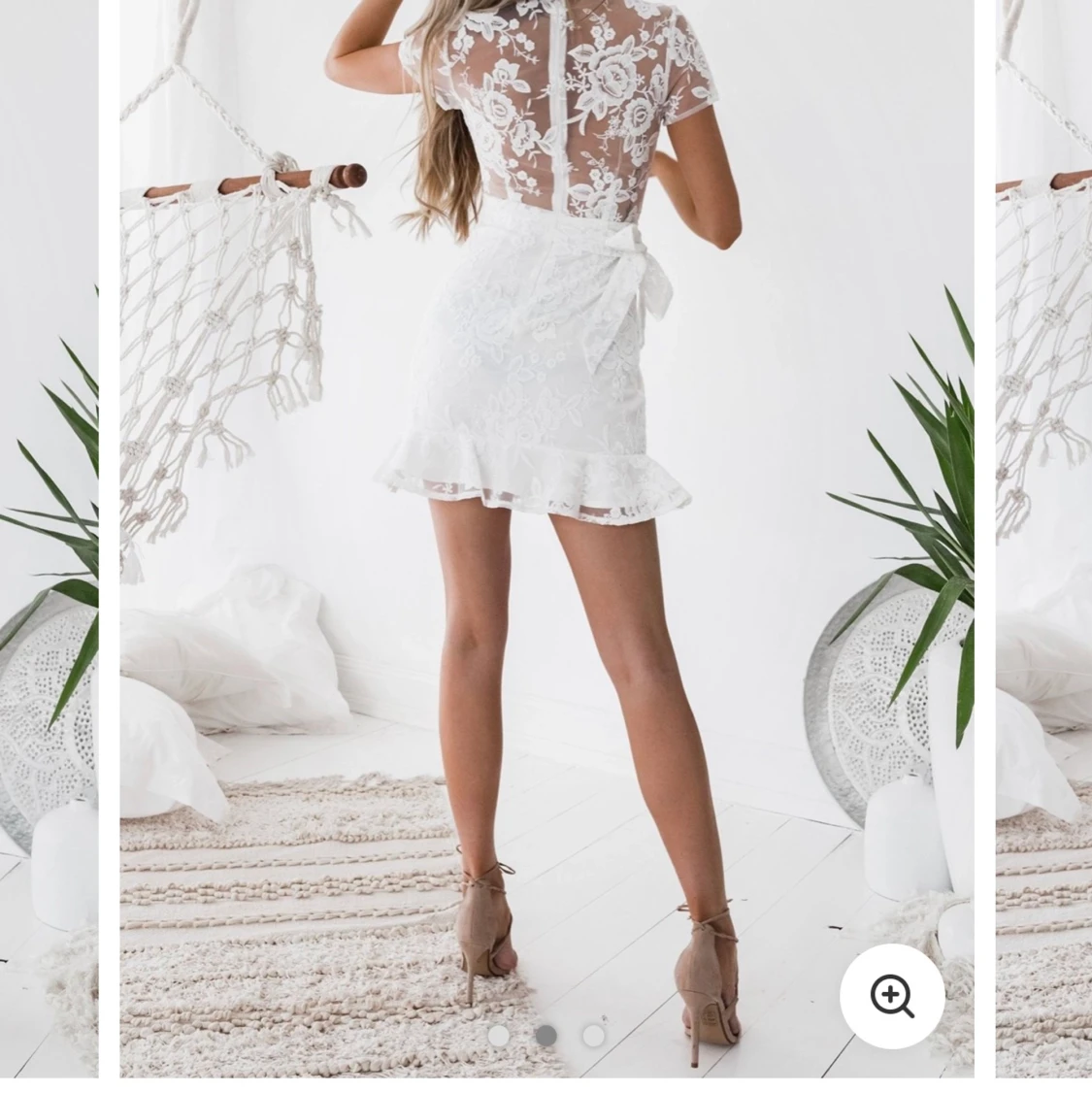 Vit sommarklänning - 90