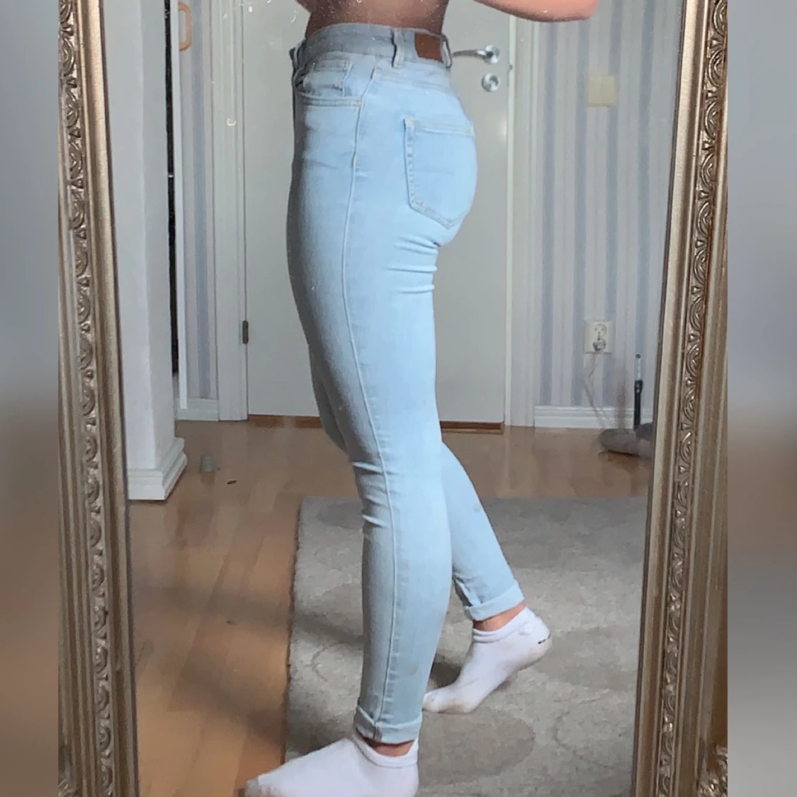 Ljusblå Levis jeans - 91