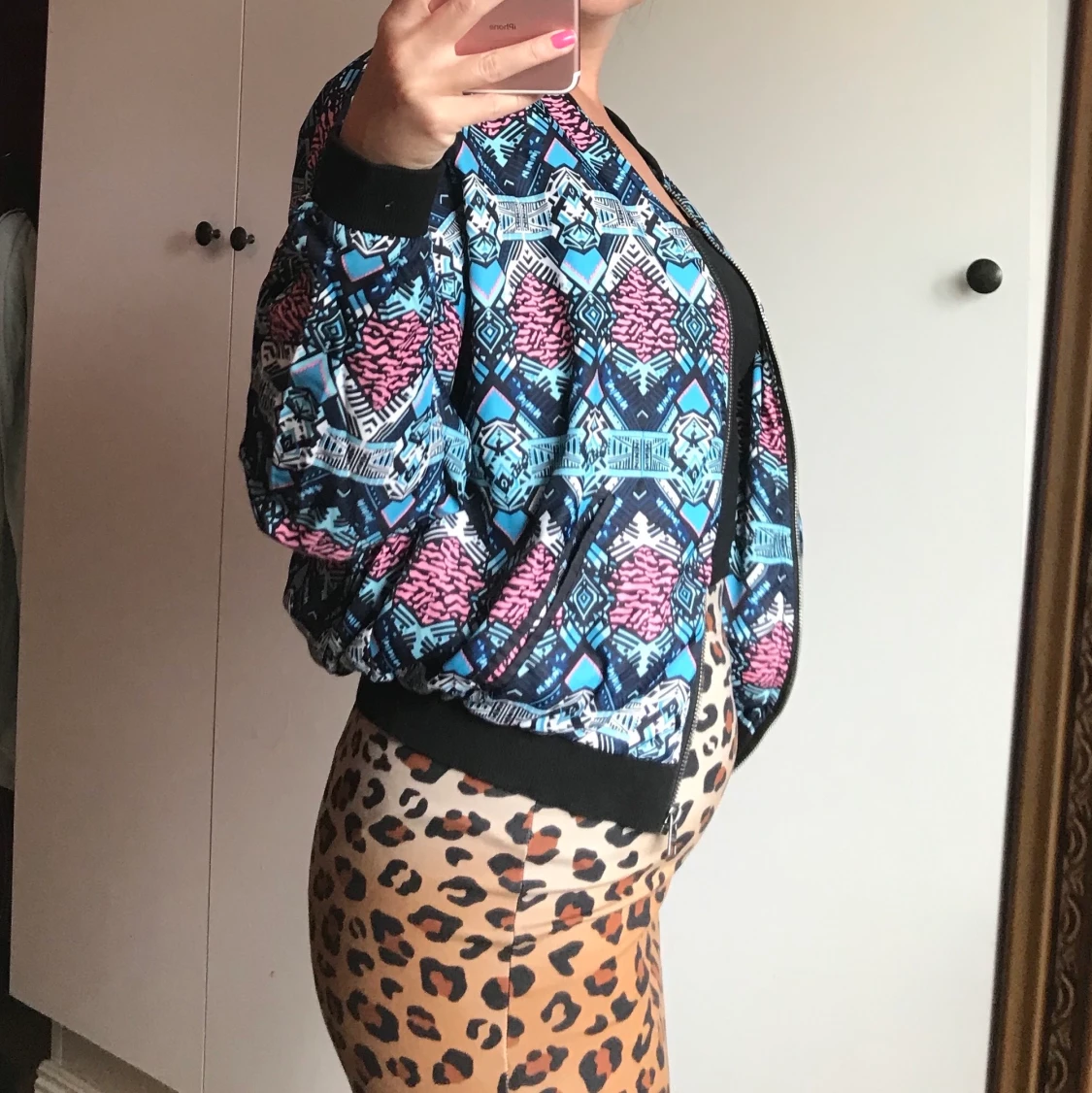 Bomberjacka mönstrad jacka  - 91