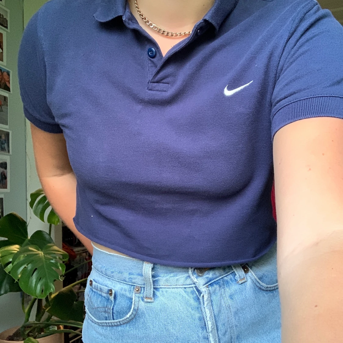 Croppad nike tröja - 90